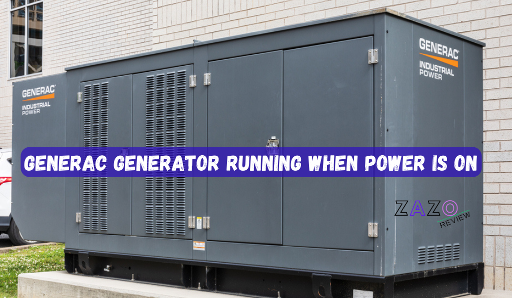 Generac Generator Running When Power is On