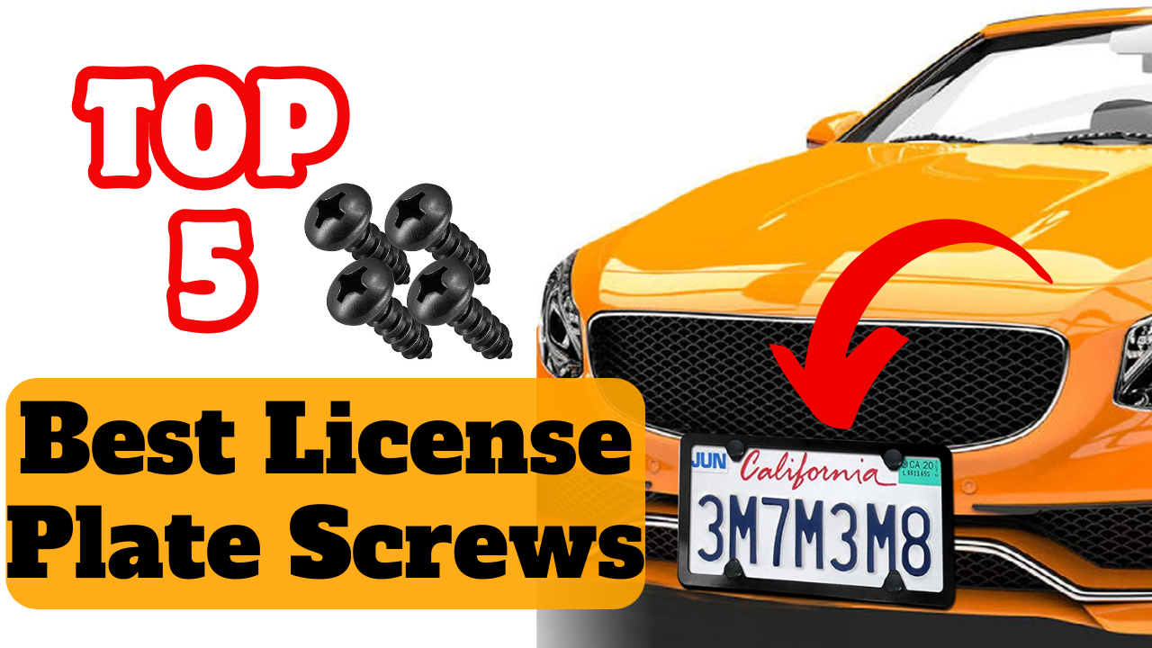 The Best License Plate Screws and Caps Buying Guide