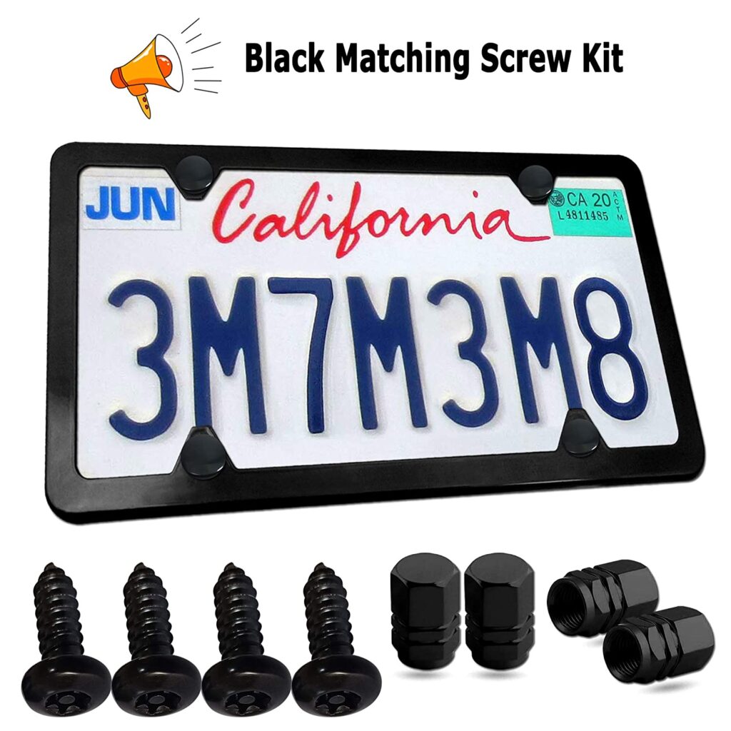 License Plate Screws and Caps 