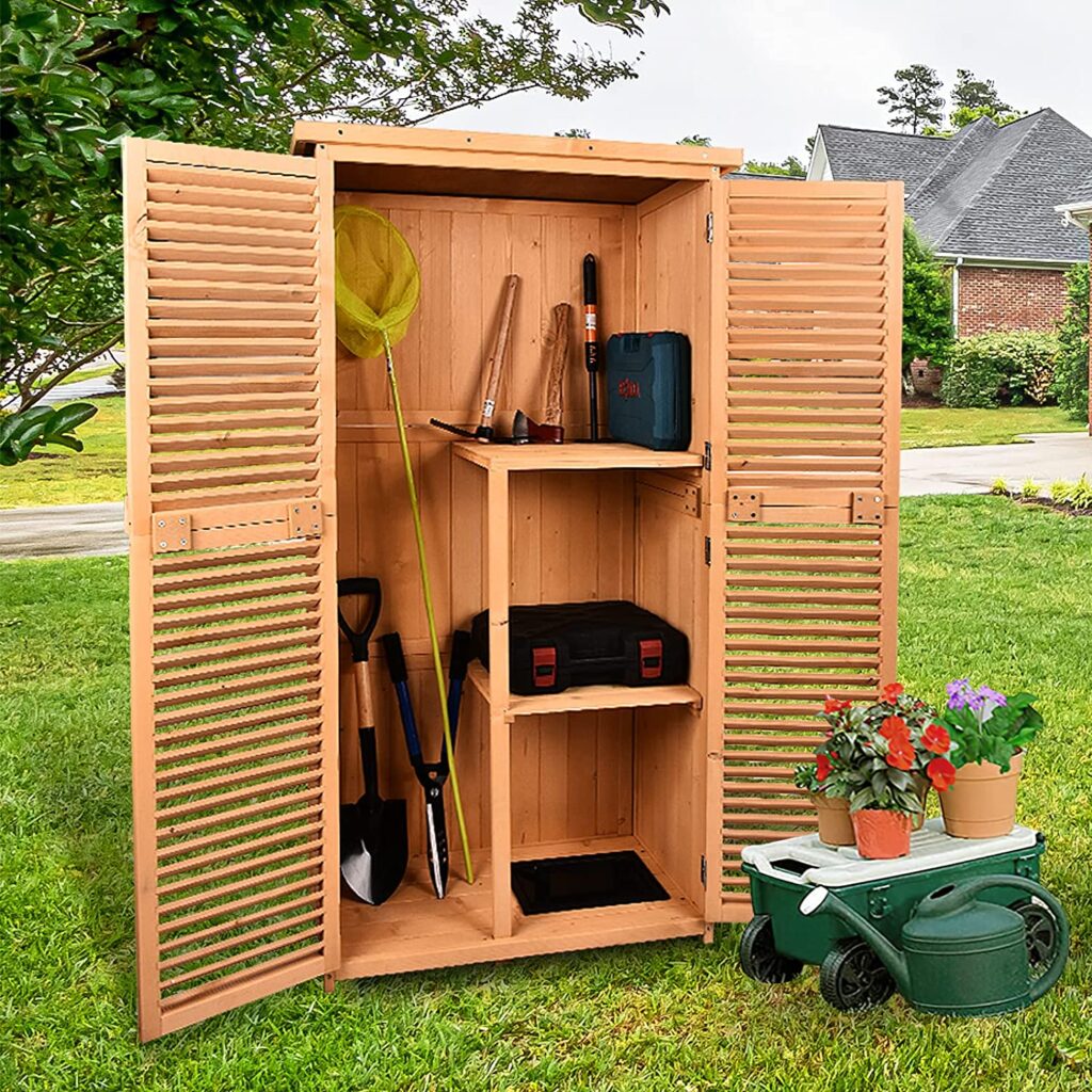 Shed With Fir Woods